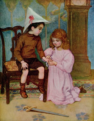 Den sårede ridder af Unbekannt Unbekannt